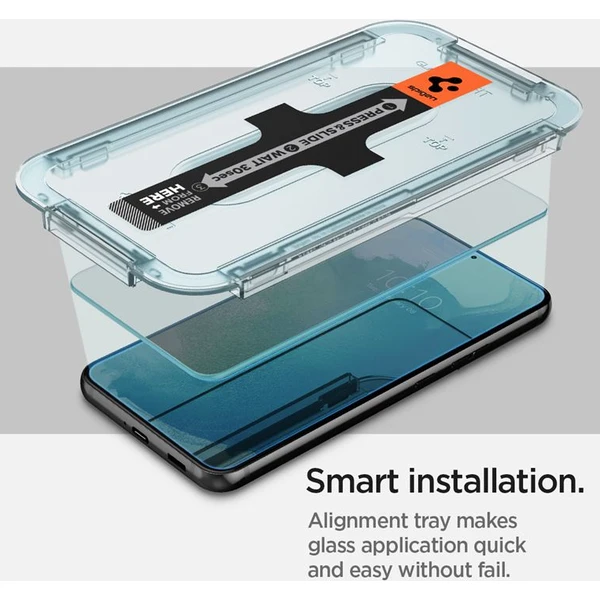Spigen Glas tR EZ Fit 2 Pack tvrzené sklo Samsung Galaxy S22+ - Ochranné folie a skla - Obrázek TWE0700301