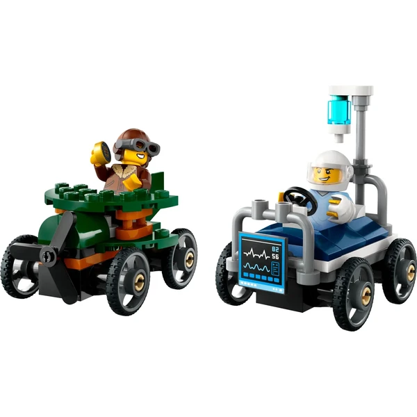 LEGO City 60459 Závodní balíček: Letadlo vs. nemocniční lůžko - LEGO - Obrázek U1SE000J01