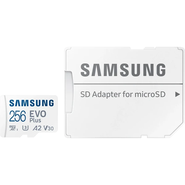 Samsung EVO Plus microSDXC 256GB + SD adaptér - Paměťové karty - Obrázek U286000L01