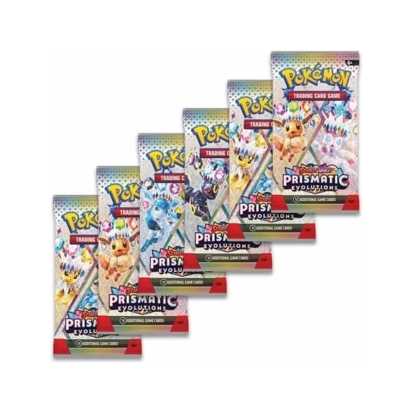 Pokémon TCG: SV8.5 Prismatic Evolutions - Booster Bundle - Pokémon karty - Obrázek U4CC000J01
