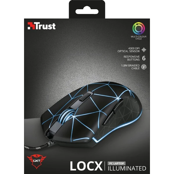 Trust GXT 133 Locx herní myš černá - Myši - Obrázek U82U300301