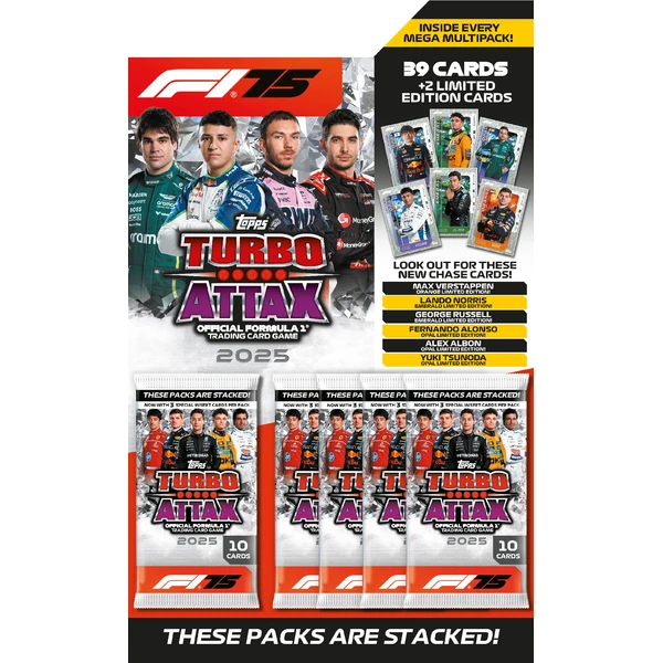 Topps Formula 1 2025 Turbo Attax - Mega Multipack - Karty Formule 1 - Hlavní obrázek