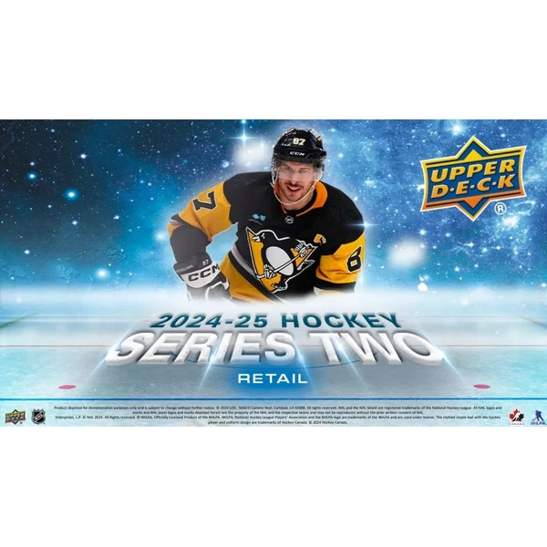 Hokejové karty Upper Deck 2024/25 Series 2 Hockey TIN Box - Hokejové karty - Obrázek UESF000N01