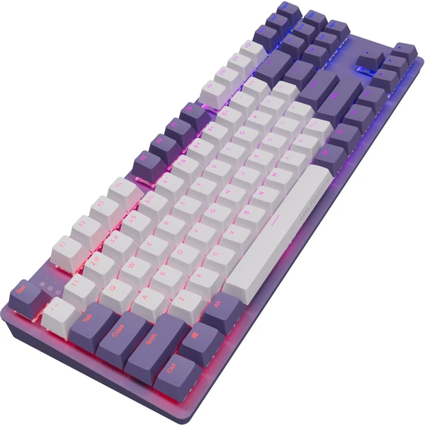 Dark Project One KD87A Skeleton Violet/White - Klávesnice - Obrázek ULT9700301