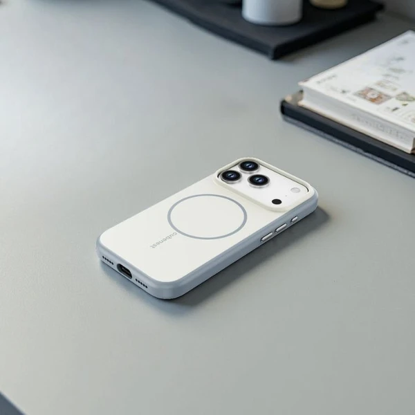 Cubenest Matte MagSafe kryt iPhone 17 Pro béžový - Pouzdra - Obrázek UPBK000K01