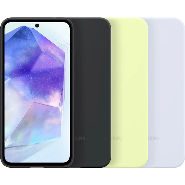 Samsung Silicone Case Galaxy A55 světle modrý - Pouzdra - Obrázek V0Q2000O01