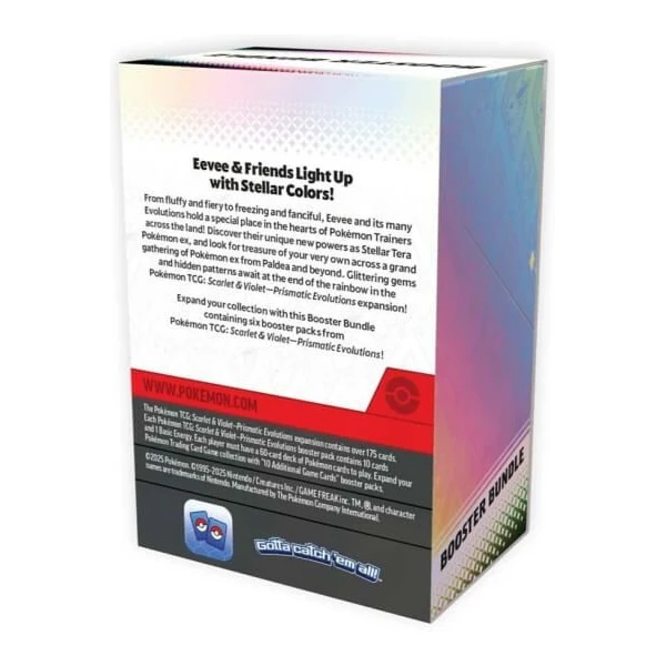Pokémon TCG: SV8.5 Prismatic Evolutions - Booster Bundle - Pokémon karty - Obrázek V4CC000J01