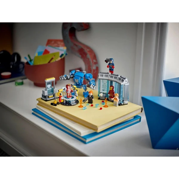 LEGO Marvel 76315 Iron Man a jeho laboratoř: Síň brnění - LEGO - Obrázek V77G000N01