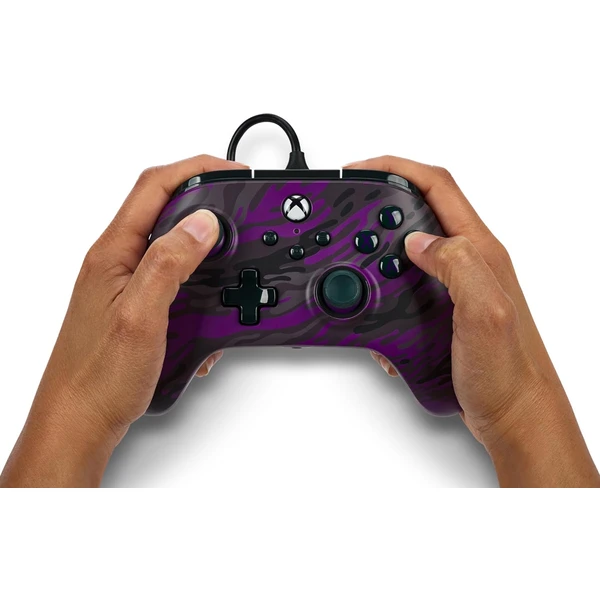 PowerA Advantage drátový herní ovladač Purple Camo (Xbox Series X|S) - Herní ovladače - Obrázek V7QS100501