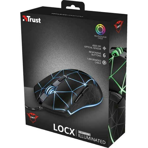 Trust GXT 133 Locx herní myš černá - Myši - Obrázek V82U300301