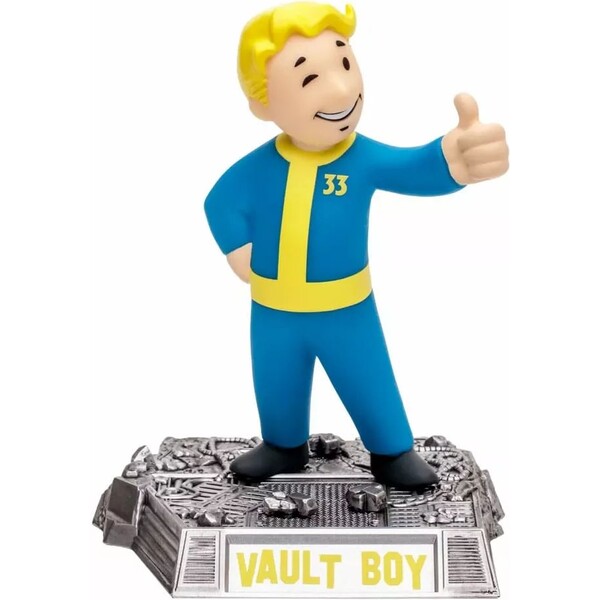 Levně Akční figurka McFarlane Fallout Movie Maniacs - Vault Boy (Gold Label) 15 cm