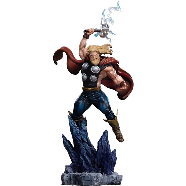Levně Soška Iron Studios Marvel: Infinity Gauntlet Diorama - Thor BDS Art Scale 1/10