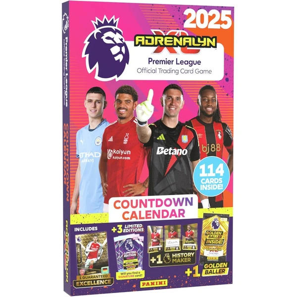 Adventní kalendář Panini Premier League 2024/2025 Adrenalyn - Fotbalové karty - Hlavní obrázek