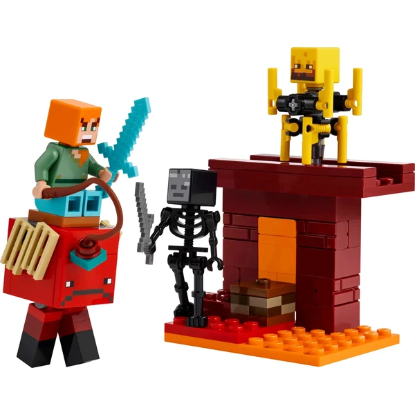 LEGO Minecraft 21266 Lávová bitva v Netheru - LEGO - Obrázek VESE000J01