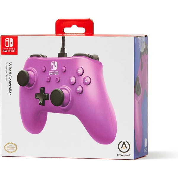 PowerA drátový herní ovladač fialový (Switch) - Herní ovladače - Obrázek VGMM100501