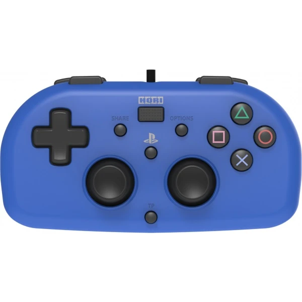 HoriPad Mini Wired Controller - Blue (PS4) - Herní ovladače - Obrázek VI37100501