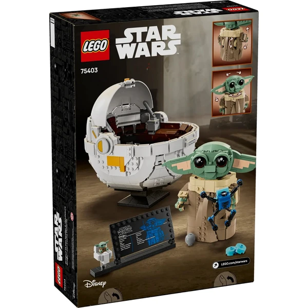 LEGO Star Wars 75403 Grogu ve vznášejícím se kočárku - LEGO - Obrázek VJSE000J01