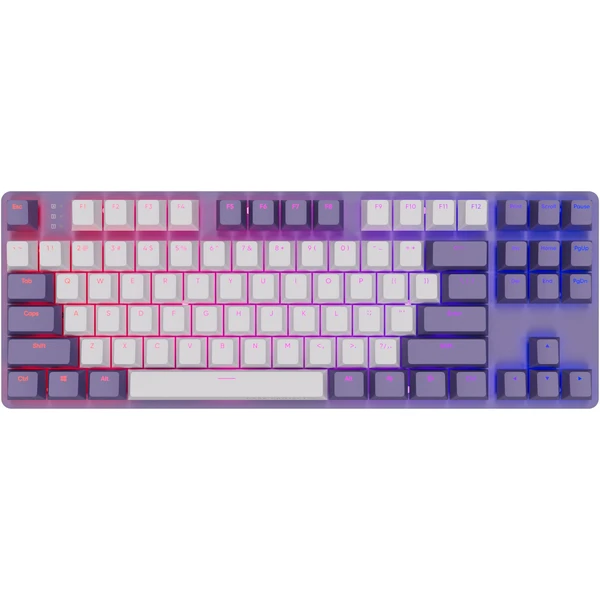 Dark Project One KD87A Skeleton Violet/White - Klávesnice - Hlavní obrázek