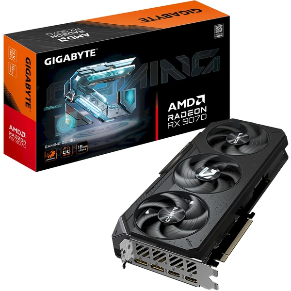 GIGABYTE Radeon RX 9070 GAMING OC 16G - Grafické karty - Obrázek W0LE000L01