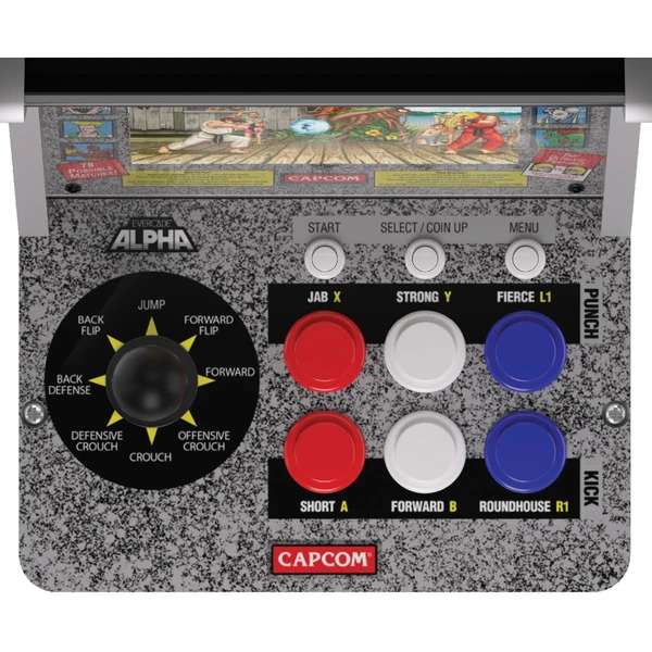 Evercade Alpha Street Fighter Bartop Arcade stolní retro arkádový automat - Konzole - Obrázek W2H7000K01