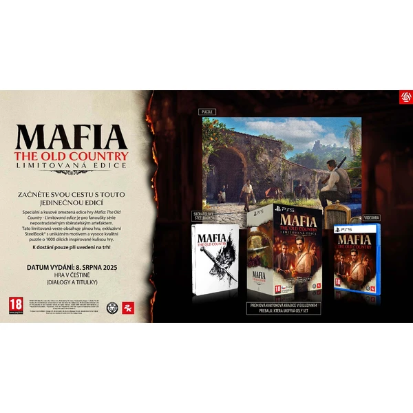 Mafia: The Old Country Limitovaná edice (PS5) - Hry pro PS5 - Obrázek W5EE000K01
