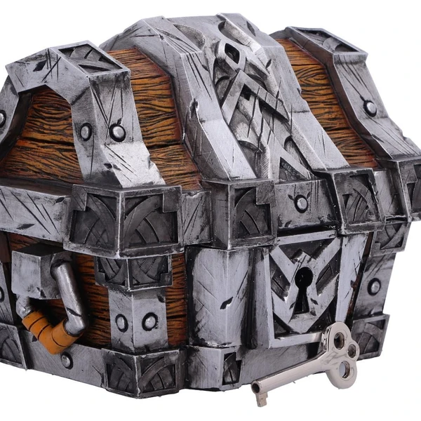 Chest Box Nemesis Now World of Warcraft – Silverbound 13,2 cm - Dekorace - Obrázek W9BF000P01