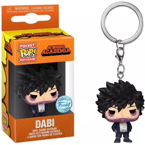 Funko POP, Keychain, Demon Slayer, Tengen Uzui, Mini Figura in Vinile da Collezione Novità Portachiavi, Riempitivi per Calze, Regalo, Merchandising Ufficiale, Anime Fans, Minifigure