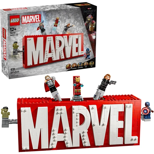 LEGO Marvel 76313 Logo MARVEL a minifigurky - LEGO - Hlavní obrázek