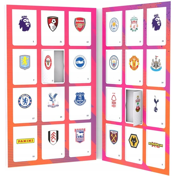 Adventní kalendář Panini Premier League 2024/2025 Adrenalyn - Fotbalové karty - Obrázek WDBA000J01