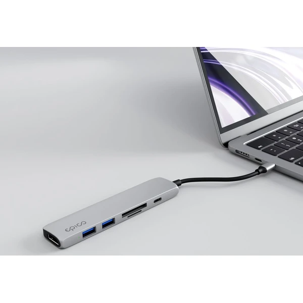Epico USB-C Hub Slim 4K HDMI & Ethernet - USB huby - Obrázek WYMJ000K01
