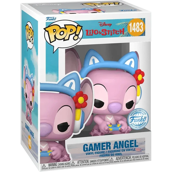 Funko POP! #1483 Disney: Lilo & Stitch - Gamer Angel (Special) - Funko POP! - Obrázek X0OG000J01