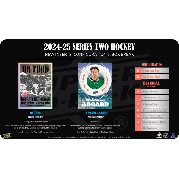 Hokejové karty 2024-25 Upper Deck Series 2 Hockey Hobby Box - Hokejové karty - Obrázek X23D000O01