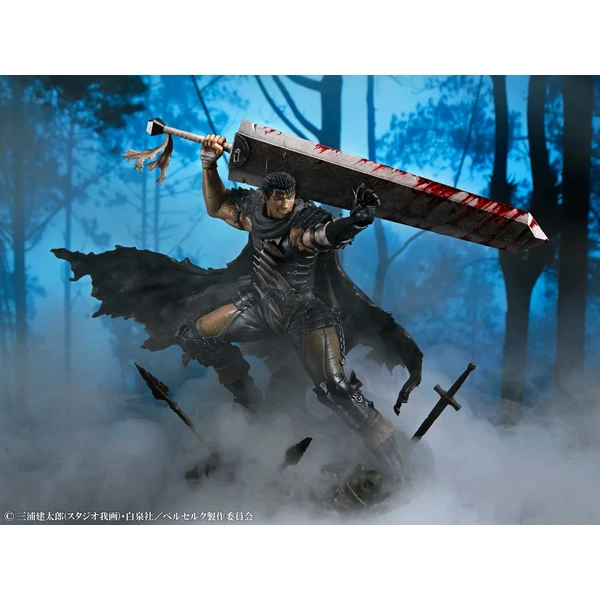Soška Medicos Entertainment Berserk - Guts Black Swordsman 26 cm - Sochy a sošky - Obrázek X2KD000P01