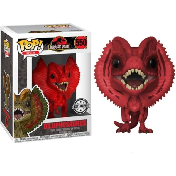 Funko POP! #550 Movies: Jurassic Park - Dilophosaurus Red (Special) - Funko POP! - Hlavní obrázek