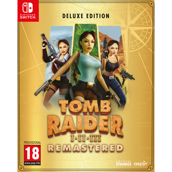 Tomb Raider IIII Remastered Starring Lara Croft Deluxe Edition (Switch) JRC.cz