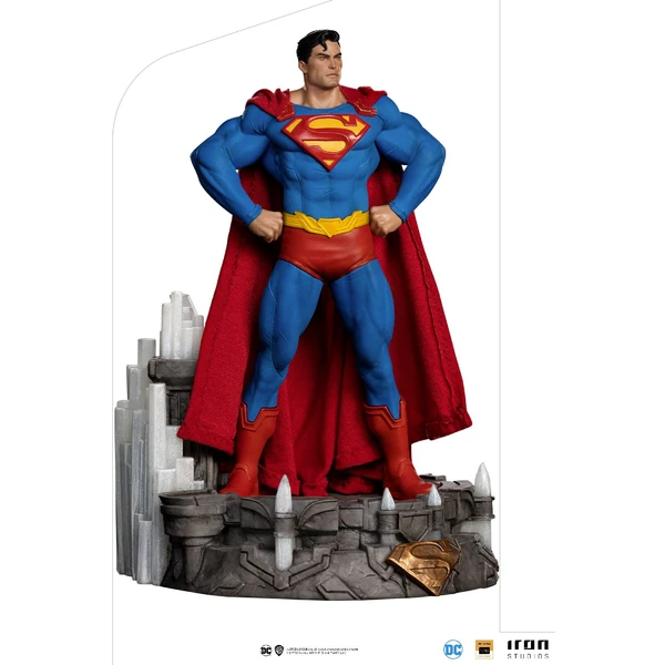 Soška Iron Studios Superman Unleashed Deluxe - DC Comics- Art Scale 1/10 26 cm - Sochy a sošky - Hlavní obrázek