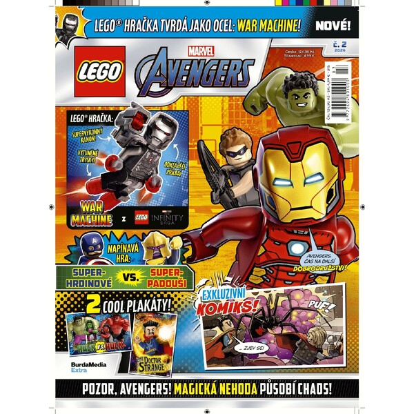 Levně Časopis LEGO Marvel 2/2024 – Avengers 1/2024