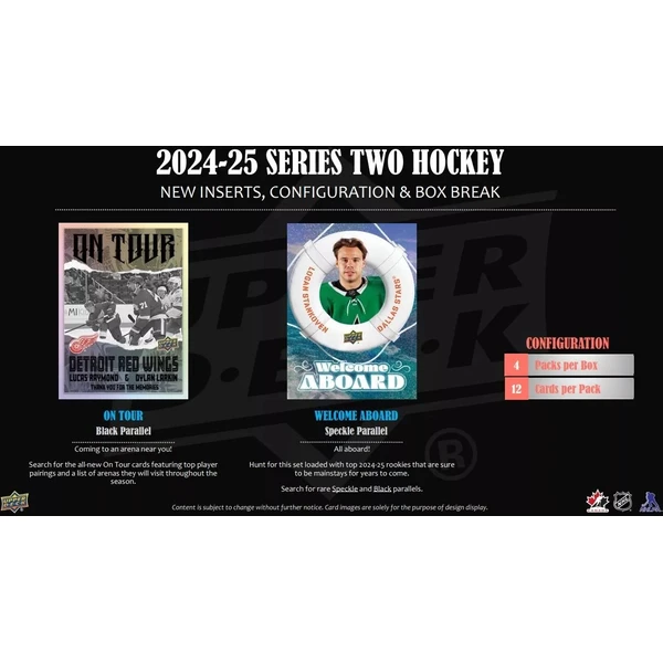 Hokejové karty Upper Deck 2024/25 Series 2 Hockey TIN Box - Hokejové karty - Obrázek XESF000N01
