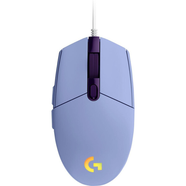 Logitech G102 herní myš fialová