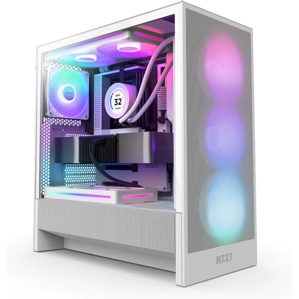 NZXT H5 Flow RGB bílá - Počítačové skříně - Hlavní obrázek