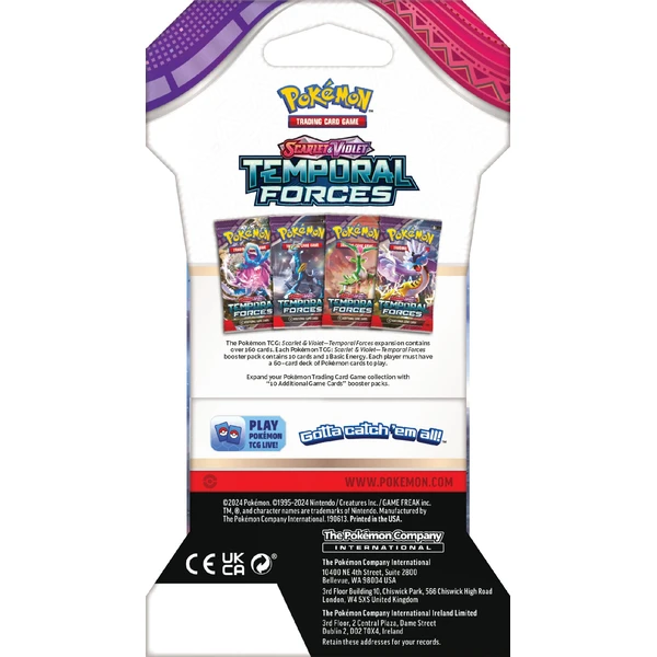 Pokémon TCG: SV05 Temporal Forces - 1 Blister Booster - Pokémon karty - Obrázek Y09H000L01