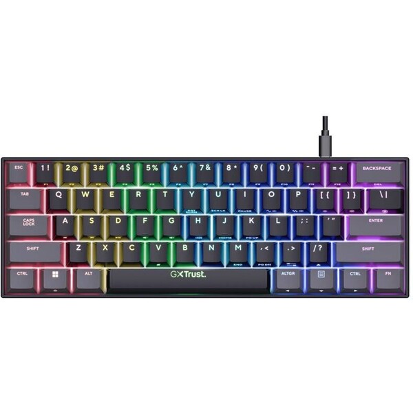 Trust klávesnice Gxt867 mini gaming keyboard