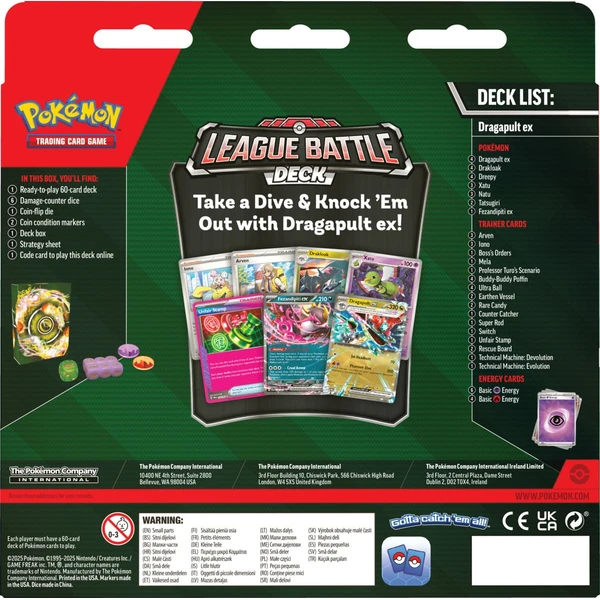 Pokémon TCG: Dragapult ex League Battle Deck - Pokémon karty - Obrázek Y17F000J01