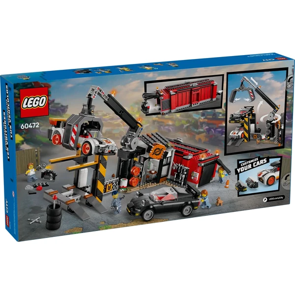 LEGO City 60472 Vrakoviště s auty - LEGO - Obrázek Y2SE000J01