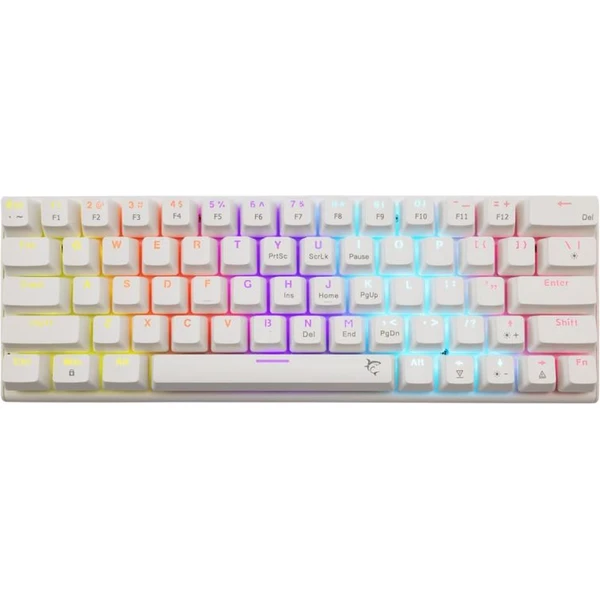 White Shark WAKIZASHI 2 herní mechanická klávesnice (US) (RED switch) bílá - Klávesnice - Hlavní obrázek