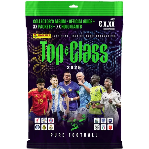 PANINI fotbalové karty TOP CLASS 2025 Starter set - Fotbalové karty - Hlavní obrázek