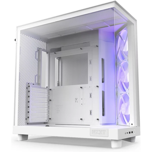 NZXT H6 Flow RGB bílá - Počítačové skříně - Obrázek Y6EA000N01