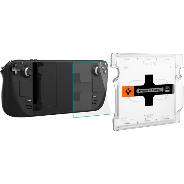 Spigen Glass tR EZ Fit tvrzené sklo pro Steam Deck - Ochranné folie a skla - Obrázek Y8K4G00101