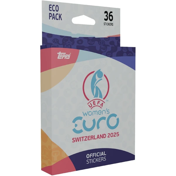 Topps fotbalové samolepky UEFA EURO Women 2025 Eco Pack - Sběratelské karty a nálepky - Hlavní obrázek