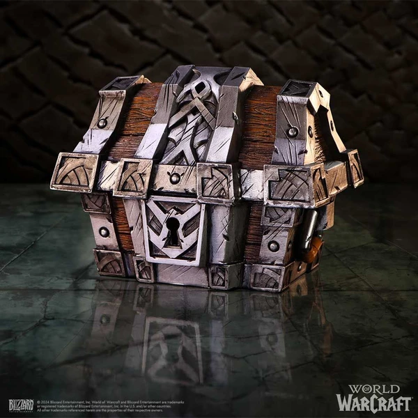 Chest Box Nemesis Now World of Warcraft – Silverbound 13,2 cm - Dekorace - Obrázek Y9BF000P01